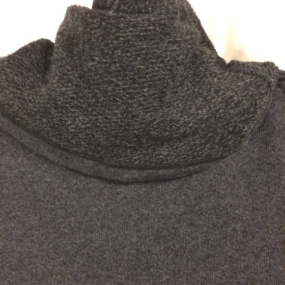 J. Crew Funnel Neck Sweatshirt Wool Blend Kangaroo - Picture 5 of 8